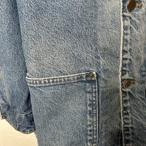 Vintage Carhartt Blanket-Lined Chore Jacket “Denim” C59 DST - Picture 4 of 8